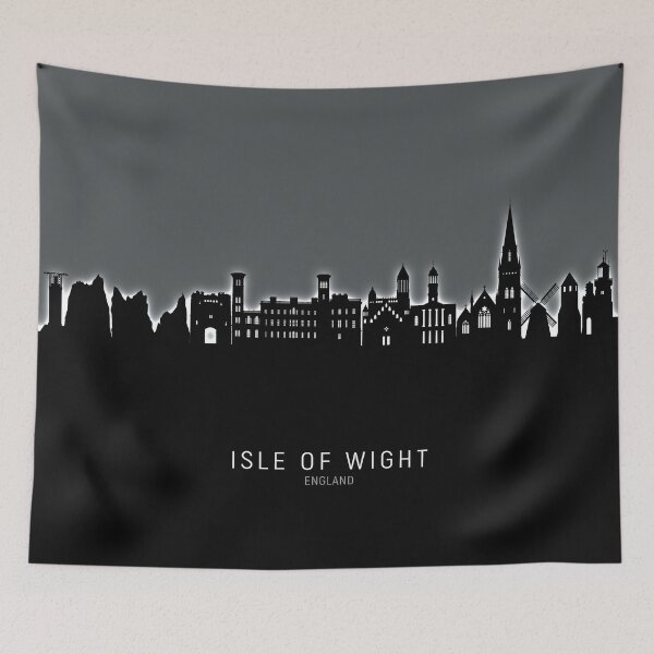 Item preview, Isle of Wight England Skyline designed and sold by ArtPrints.