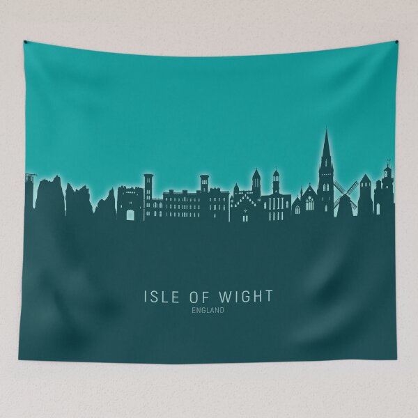 Item preview, Isle of Wight England Skyline designed and sold by ArtPrints.