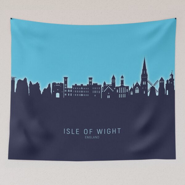 Item preview, Isle of Wight England Skyline designed and sold by ArtPrints.