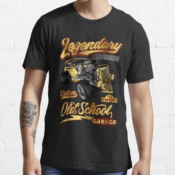 American customs T-Shirt Hotrod garage pinup use classic rockabilly Mens V-Neck 