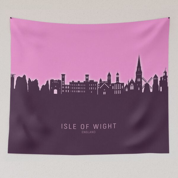 Item preview, Isle of Wight England Skyline designed and sold by ArtPrints.