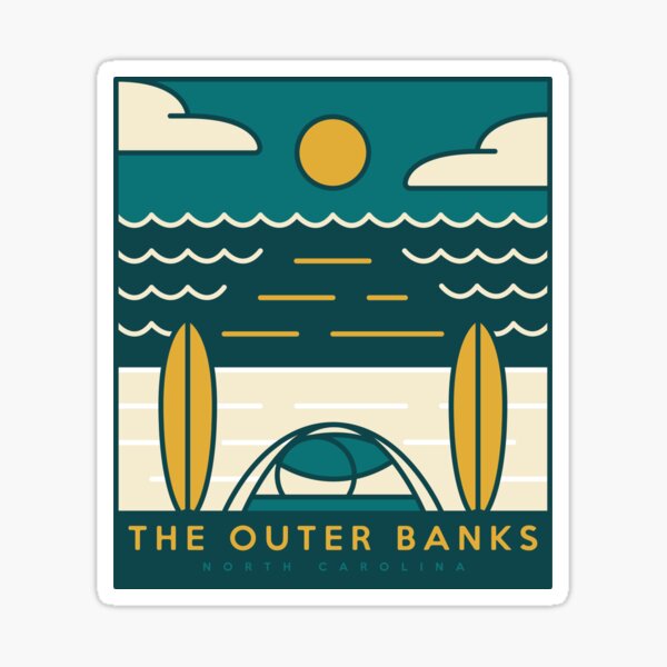 Outer Banks Stickers & More! Sticker