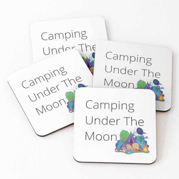 Item preview, Camping Under The Moon designed and sold by Chanchane Store.