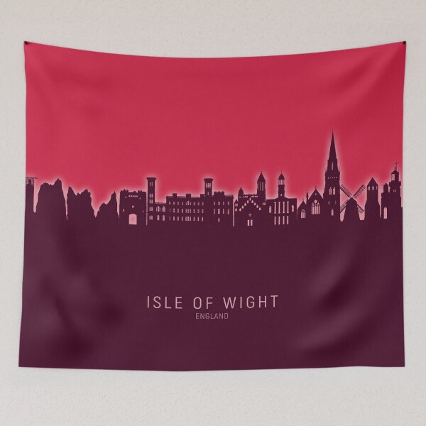 Item preview, Isle of Wight England Skyline designed and sold by ArtPrints.