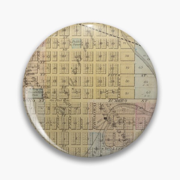 Artikelvorschau, Old Rochester MN Karte (1874) Vintage Minnesota City & Street Atlas entworfen und verkauft von BravuraMedia.