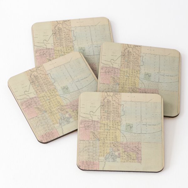 Item preview, Old Rochester MN Map (1874) Vintage Minnesota City & Street Atlas designed and sold by BravuraMedia.