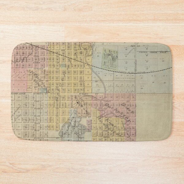 Item preview, Old Rochester MN Map (1874) Vintage Minnesota City & Street Atlas designed and sold by BravuraMedia.