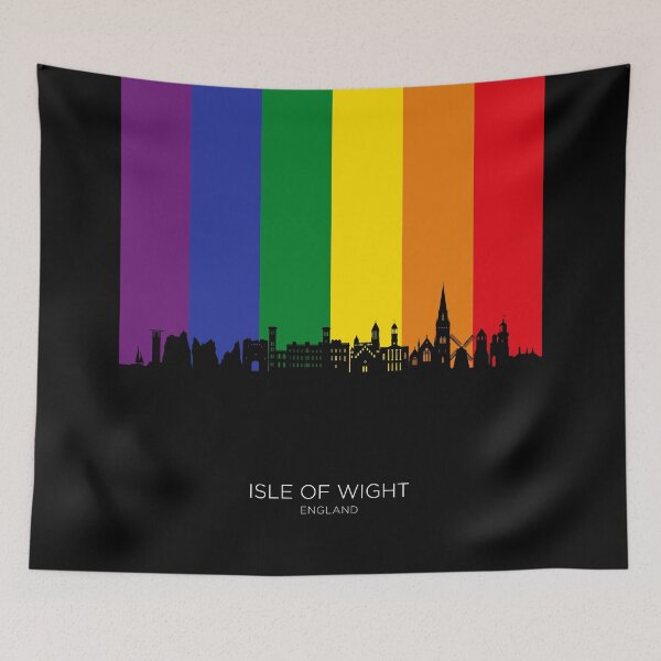Item preview, Isle of Wight England Skyline designed and sold by ArtPrints.