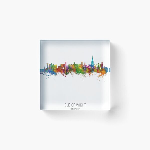 Item preview, Isle of Wight England Skyline designed and sold by ArtPrints.