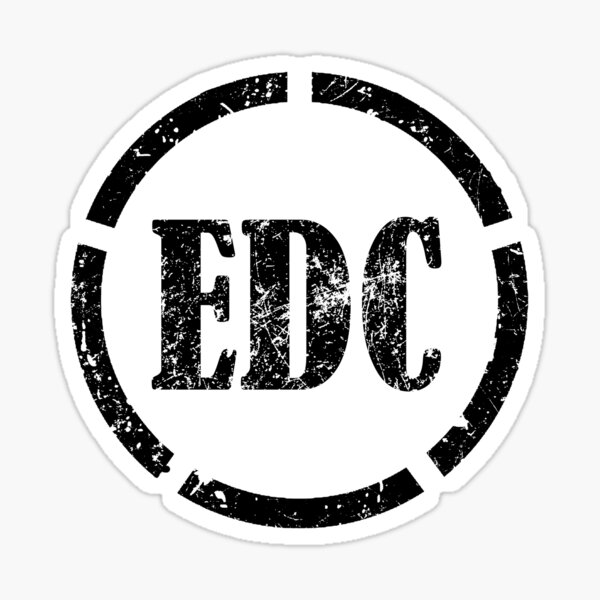 Item preview, EDC Every Day Carry (black circle design) designed and sold by Impi Workshop.