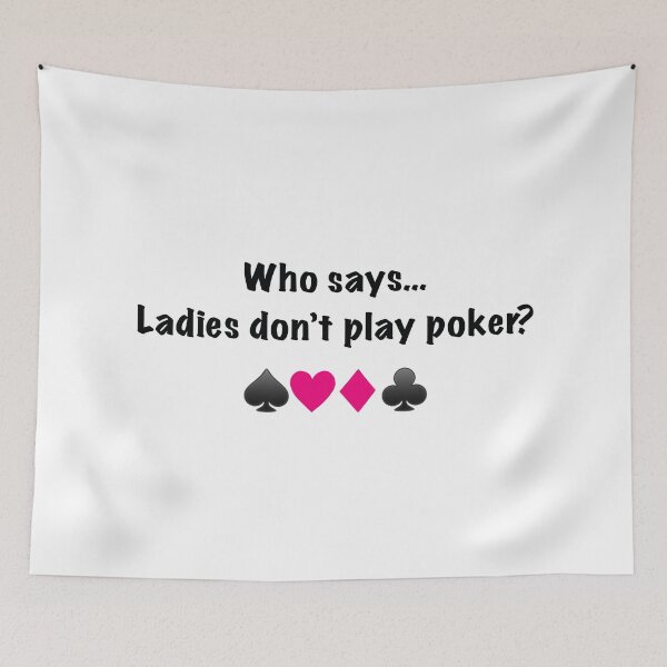 Artikelvorschau, Poker-Leidenschaft – wer sagt, dass Frauen kein Poker spielen? entworfen und verkauft von LIPSpeaking.