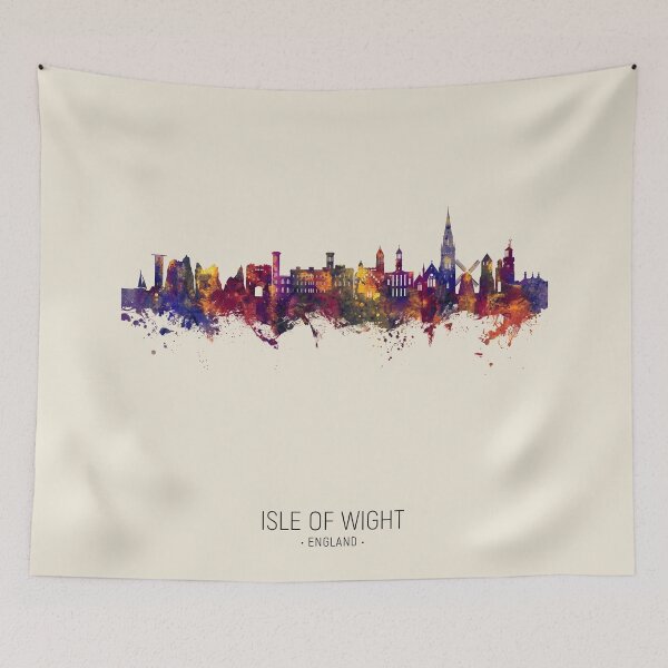 Item preview, Isle of Wight England Skyline designed and sold by ArtPrints.