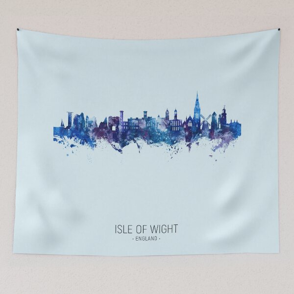 Item preview, Isle of Wight England Skyline designed and sold by ArtPrints.