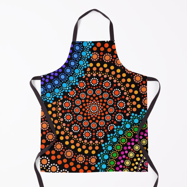 Item preview, Aboriginal Art Aborigine Australian Indigenous aboriginal Flag autochthon Bigambul Points Circle Day Gift For Mother dotart Sister Painting Mom Colors designed and sold by MeryemSpace.