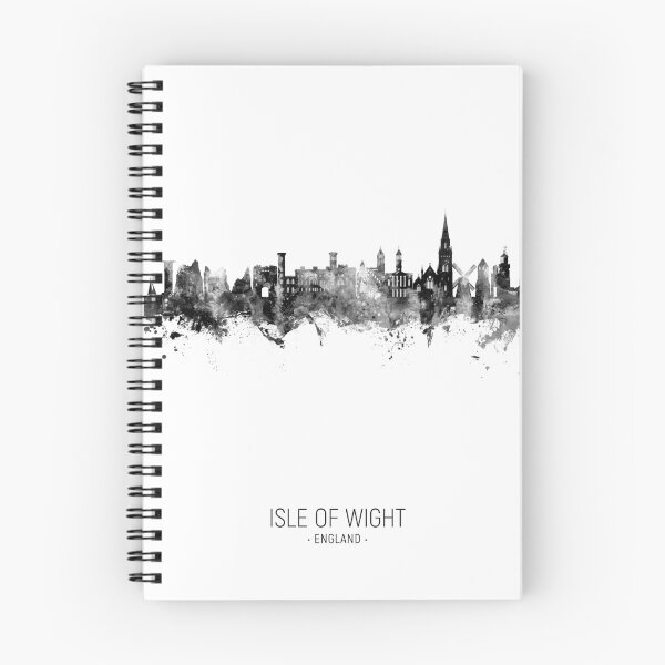 Aperçu de l'œuvre Isle of Wight England Skyline créée et vendue par ArtPrints.