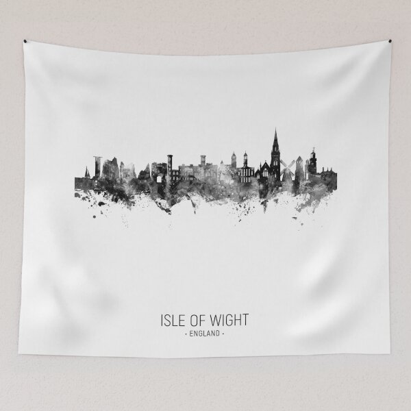 Item preview, Isle of Wight England Skyline designed and sold by ArtPrints.