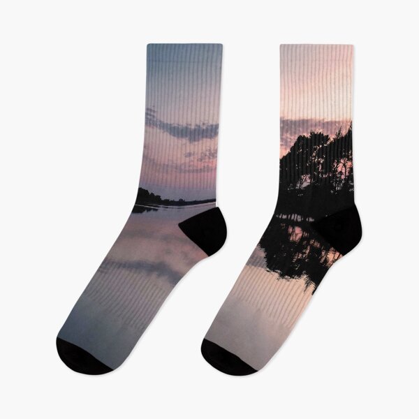 Item preview, Sunset over the lake designed and sold by Neilchurcherart.