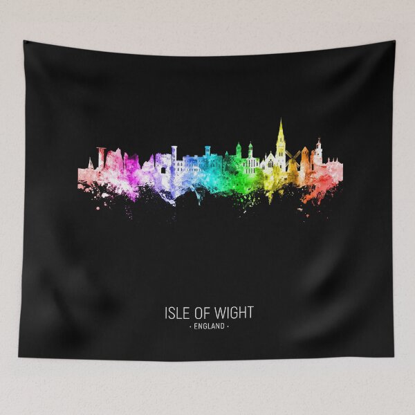 Item preview, Isle of Wight England Skyline designed and sold by ArtPrints.