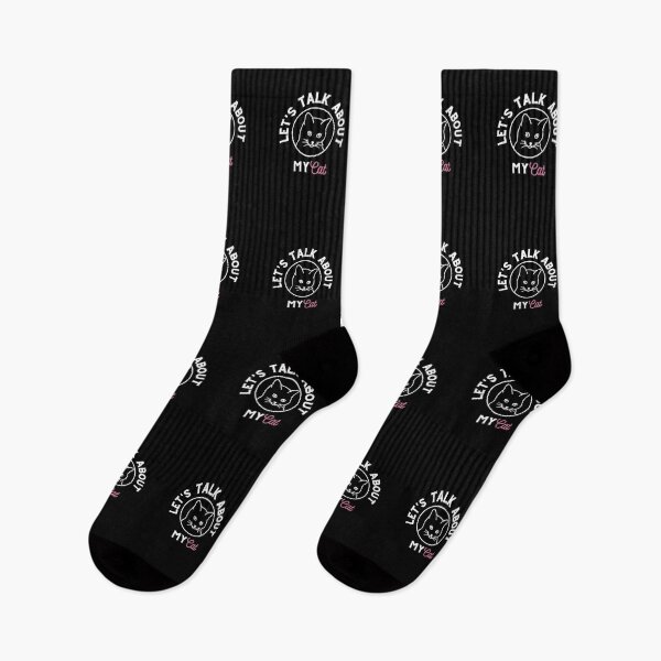 Item preview, Let's talk about my cat | Cute cat design designed and sold by Sebastian Crafts.