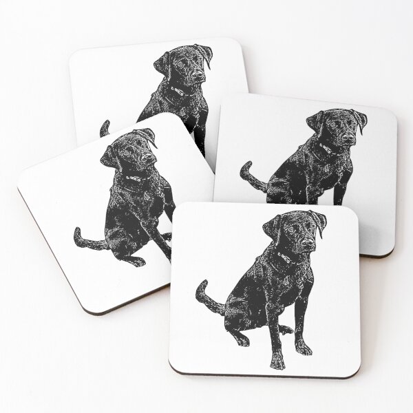 Item preview, The good boy - a posing black lab designed and sold by TalderDesigns.