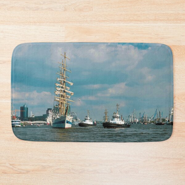 Item preview, On the Elbe in Hamburg - Travel photography designed and sold by MarionsArt.