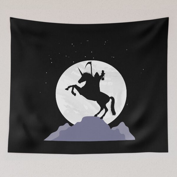 Item preview, death riding unicorn designed and sold by printhappy4you.