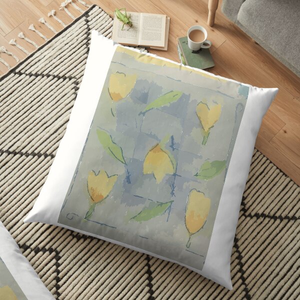 Colourful design fitting for people who loves Floral or Leaf Motif. Floor Pillow