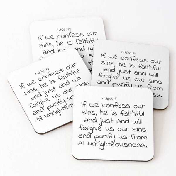 Item preview, Bible verse: 1 John 1:9 designed and sold by john-3-16.