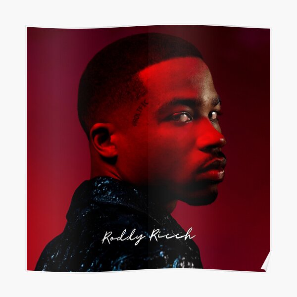 Roddy Ricch Rapper Photo Poster For Sale By Ibarna Redbubble