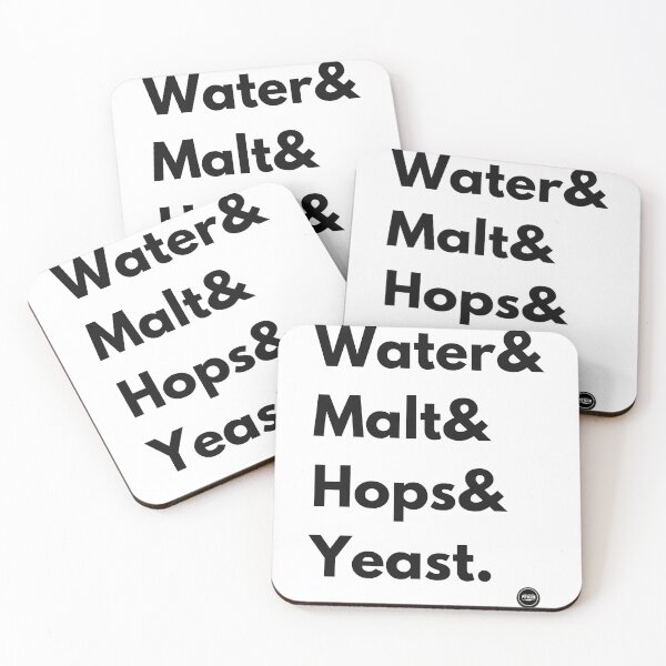 Artikelvorschau, Wasser & Malz & Hopfen & Hefe entworfen und verkauft von Peycer.