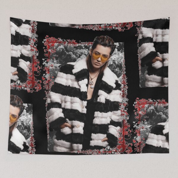 Item preview, Wu YiFan EXO Kris Wu Korean Kpop Floral Design designed and sold by Piosenka Art.