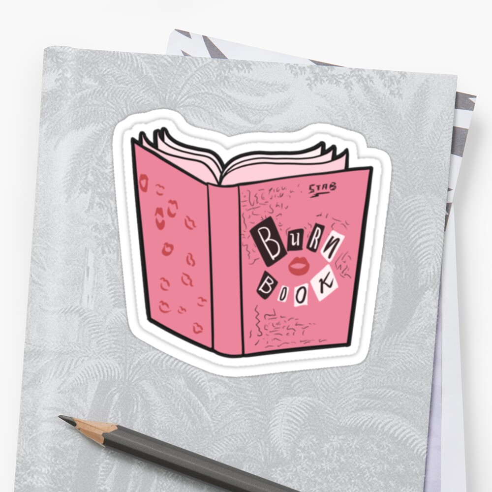 Mean Girls Burn Book Sticker Tumblr Stickers Printable Stickers | My ...