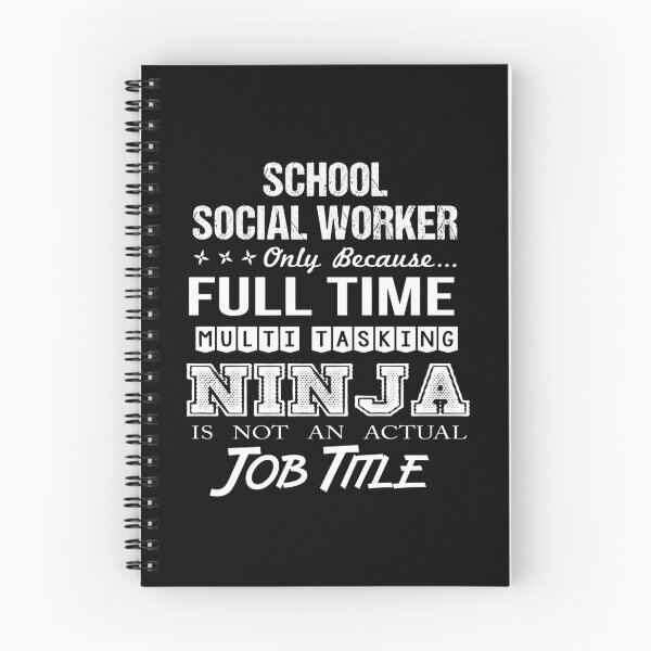 Item preview, School Social Worker T Shirt - Multitasking Ninja Job Gift Item Tee designed and sold by choonhoven.