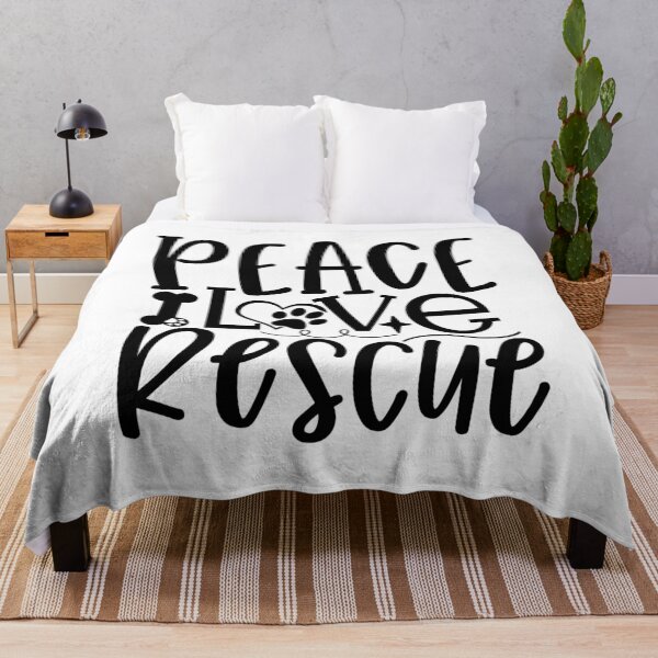 Item preview, Peace Love Rescue designed and sold by Studio  Six.