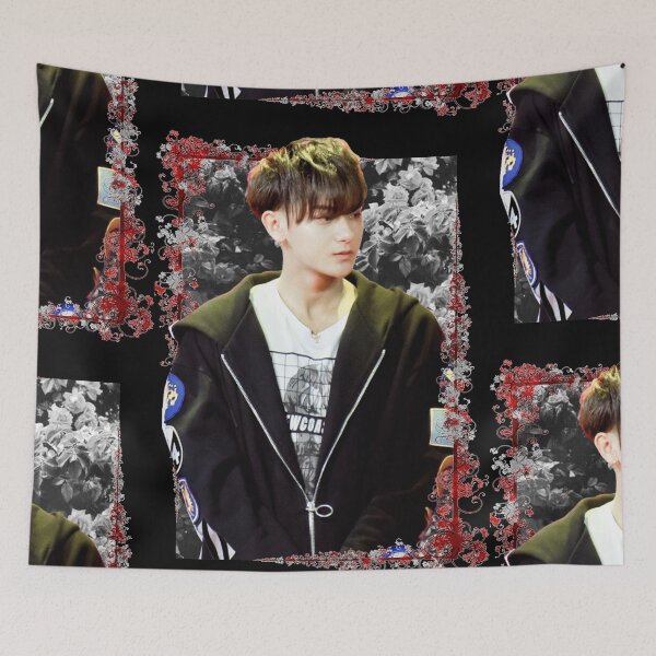 Item preview, Huang Zitao EXO Tao Korean Kpop Floral Design designed and sold by Piosenka Art.