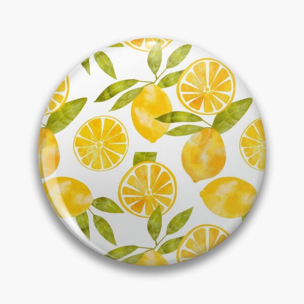Item preview, Watercolor Bright Lemon Fruit designed and sold by MutchiDesign.