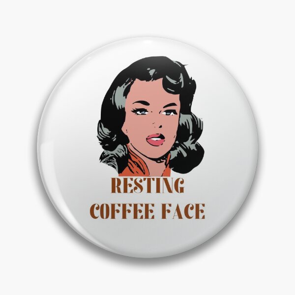 Item preview, Resting coffee face designed and sold by priyankajustine.