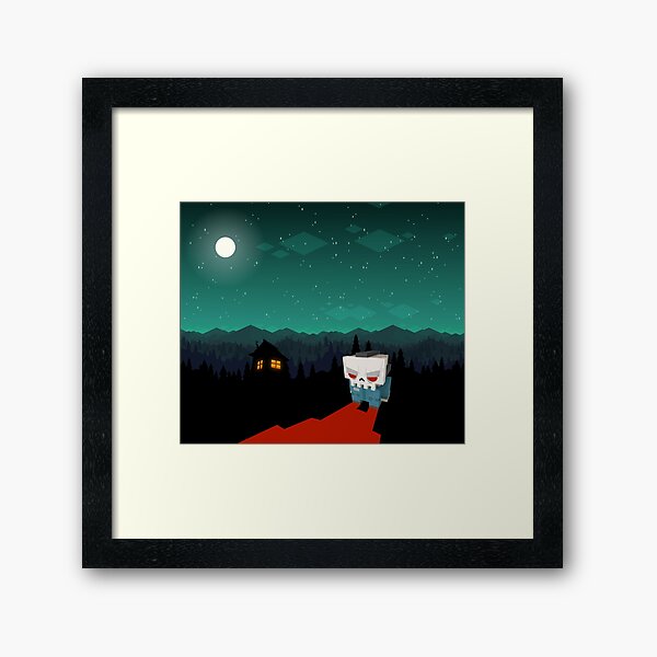 Slayaway Camp - Night Sky Framed Art Print