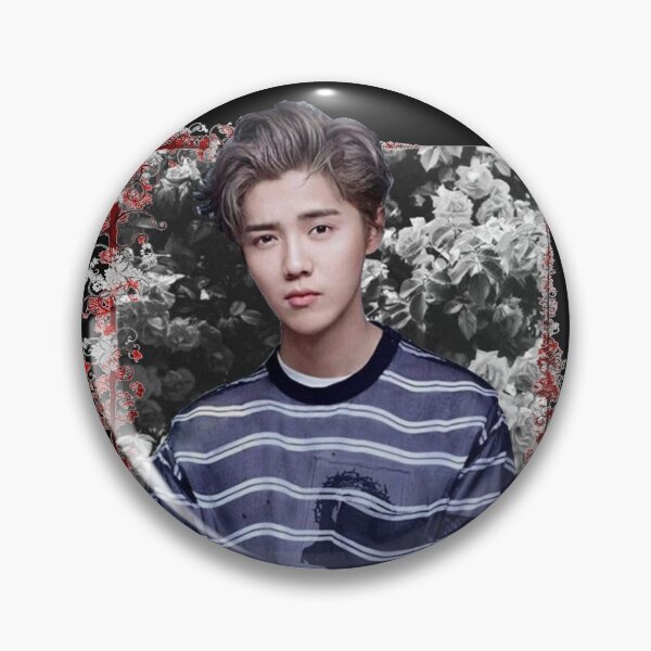 Item preview, Lu Han EXO Luhan Korean Kpop Floral Design designed and sold by Piosenka Art.