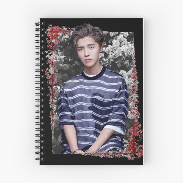 Item preview, Lu Han EXO Luhan Korean Kpop Floral Design designed and sold by Piosenka Art.