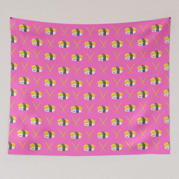 Item preview,  Japanese Weather Forecast Chilly Today Hot Tamago Patterns in pink | Gifts for all sushi lovers designed and sold by subtleday.