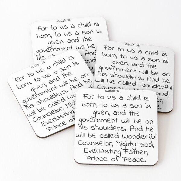 Item preview, Bible verse: Isaiah 9:6 designed and sold by john-3-16.