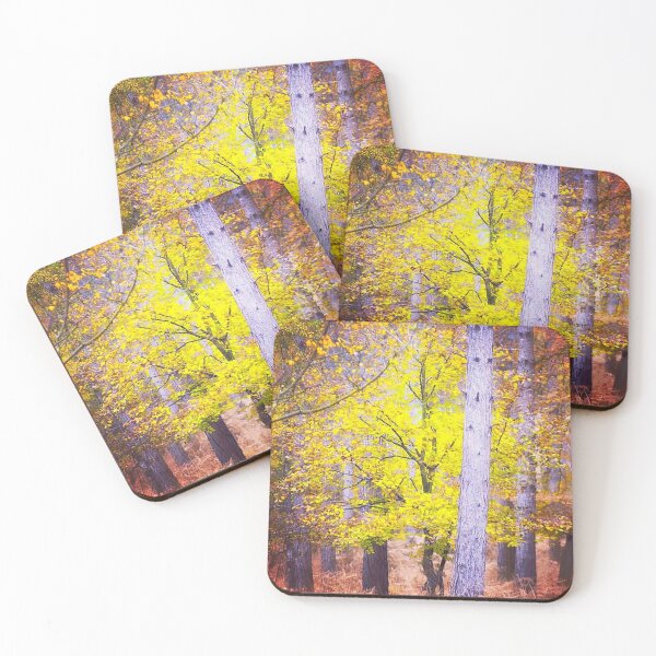 Item preview, Woodland trees in autumn colours designed and sold by Neilchurcherart.