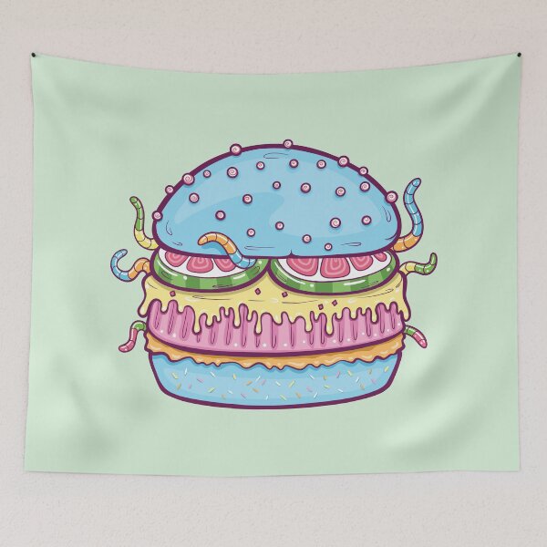 Item preview, Sweetburger Stoner Munchies designed and sold by EdgyGirlArt.