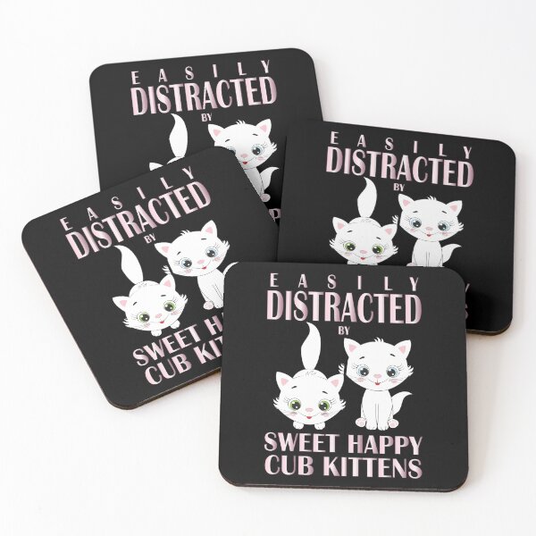 Item preview, Easily Distracted by Sweet Happy Cub Kittens designed and sold by Mariv19.