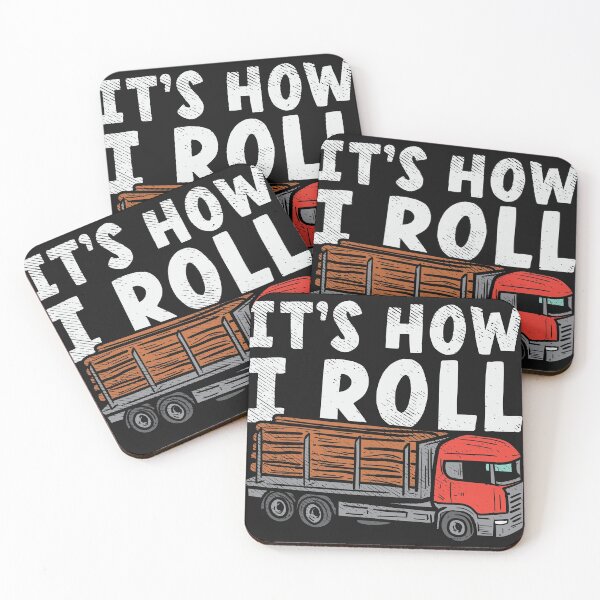 Item preview, How I Roll Logger Trucker designed and sold by Bricke.