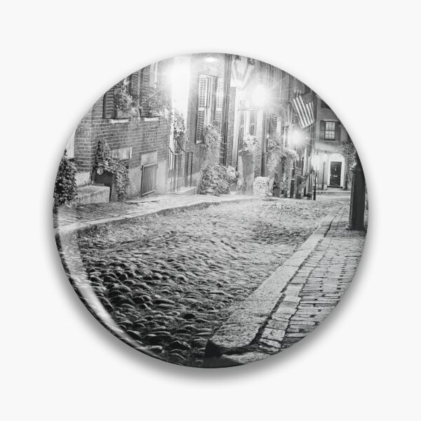 Item preview, Night scene in old boston massachusetts designed and sold by Stephen Orsillo.