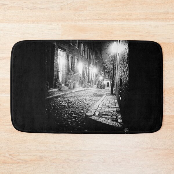Item preview, Night scene in old boston massachusetts designed and sold by Stephen Orsillo.