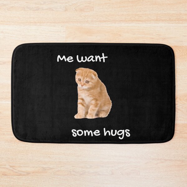 Item preview, Me want some hugs | Cute cat design designed and sold by Sebastian Crafts.