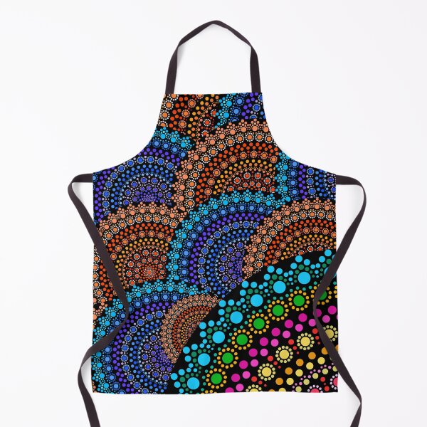Item preview, Aboriginal Art Aborigine Australian Indigenous aboriginal Flag autochthon Bigambul Points Circle Colors Day Gift For Mother dotart Sister Painting Mom Mosaic designed and sold by MeryemSpace.